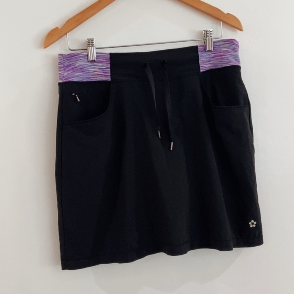 Tuff Athletics Black Skirt with Purple Accents
